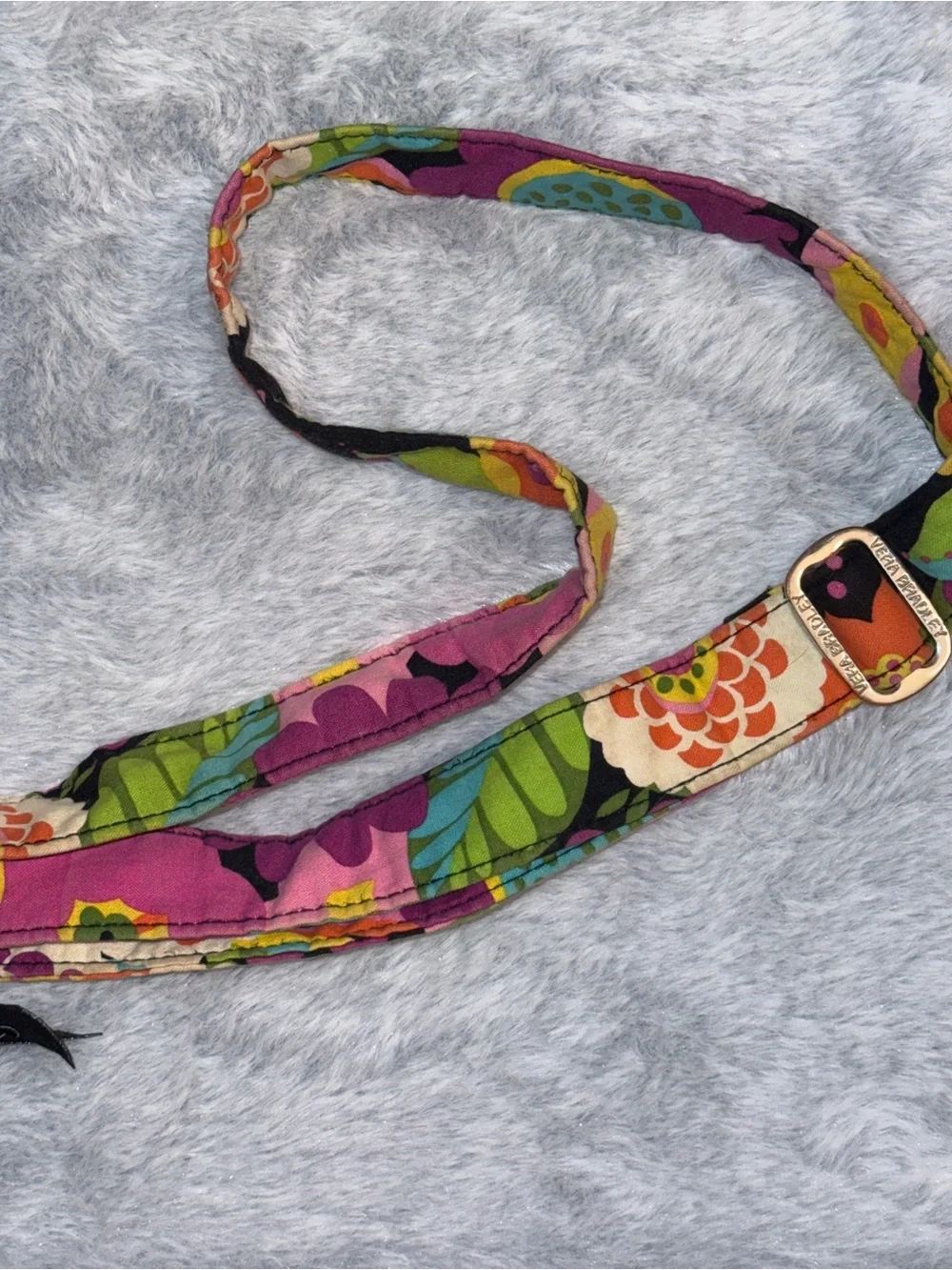 Vera Bradley Purple Floral Quilted Crossbody - Multicolor